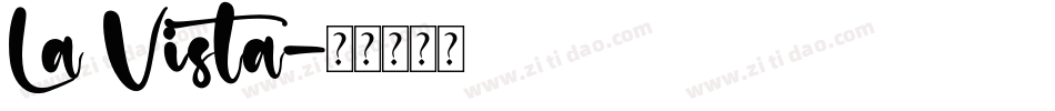 La Vista字体转换